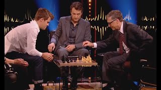 Magnus Carlsen Checkmates Bill Gates in just 12 seconds [upl. by Kostman649]