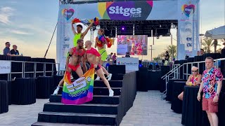 Sitges Pride Village 2024 Party by the Beach  Barcelona Spain [upl. by Atwood]