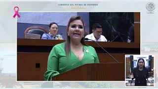 Diputada Erika Lorena Lührs Cortés de MC vota en contra de reforma de Áreas y Empresas Estratégicas [upl. by Iniffit]