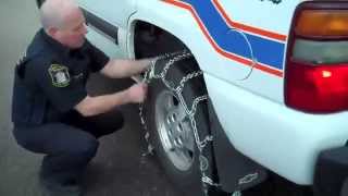 Safety First 8 Steps to Installing Winter Tire Chains [upl. by Anehsak]