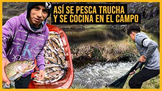 Así se pesca y cocina la trucha en el campo 😋😎  Reportaje al Perú [upl. by Lenci757]