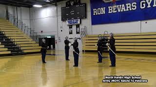 North Hardin High School JROTC Celebrates Veterans Day November 11 2024 [upl. by Harrietta]