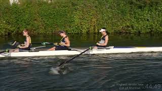 Newnham W1 Division 1 Friday Cambridge May Bumps 2023 slow motion [upl. by Kutzer]