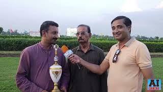 Jockey M Hanif Win by Al Mabrook  Ai news  Tahir Saleem [upl. by Byrne545]