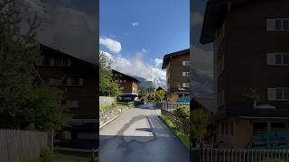 🇨🇭Wengen Swiss car free village 🇨🇭swiss youtubeshorts [upl. by Durstin368]