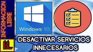 ⏩ Como【Deshabilitar Servicios Innecesarios en Windows 10】⛔  2021  Acelerar y Optimizar Windows 10✅ [upl. by Egduj]