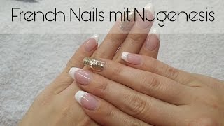 French Nails mit Nugenesis  Dipping Nails [upl. by Aruon848]