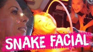 SNAKE VENOM FACIAL Beauty Trippin [upl. by Mag]