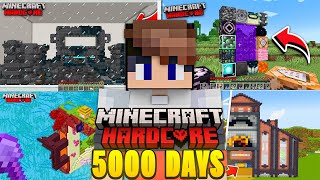 I Survived 5000 Days in Minecraft Hardcore FULL MOVIE HINDI [upl. by Homovec]