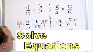 Solving Ratio amp Proportion Equations  635 [upl. by Gittle]