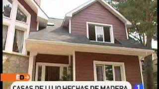 Reportaje de España Directo sobre casas canadienses de Canexel Const [upl. by Ulani]