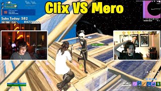 Clix VS Mero 2v2 TOXIC Fights w Cooper amp Khanada [upl. by Seumas576]