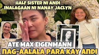 Andi wala ng lakas kaya ang Ate Max Eigenmann ang sumagot sa interview  Half sis ni Andi worried [upl. by Cosmo]