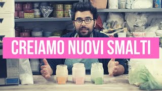 Come creare gli Smalti per la Ceramica Mixando quelli che abbiamo in Casa Super Facile [upl. by Phaedra]