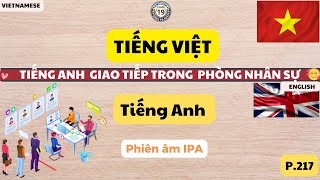 Ngành Nhân sự HR  Học Tiếng Anh của Mọi Ngành Nghề Tiếng Anh chậm cho người lớn tuổi [upl. by Ahsener]