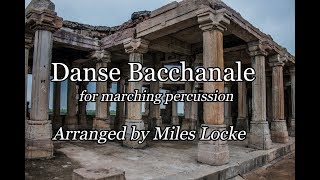 quotDanse Bacchanalequot for Marching Percussion [upl. by Lehar357]