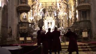 Swinging of the Botafumeiro in the Cathedral of Santiago de Compostela [upl. by Nolly]