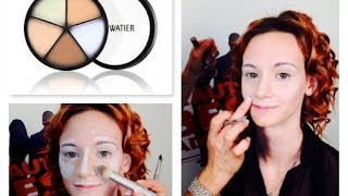 Step 1 Correct amp Conceal Lise Watier Portfolio  highlight conceal shape and contour [upl. by Cassy]