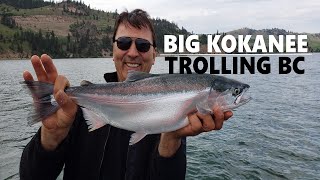 How to Catch Big Kokanee Fishing Kalamalka Lake [upl. by Einhpets]