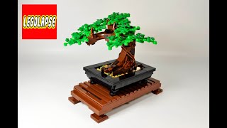 Super Satisfying Video Lego 10281 Bonsai Tree time lapse building [upl. by Eniarrol808]