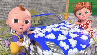 Car Wash Song  Wheels On The Bus  More Nursery Rhymes amp Kids Songs  Beep Beep [upl. by Acinorev]