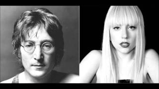 Imagine  John Lennon amp Lady Gaga Duet [upl. by Aek]