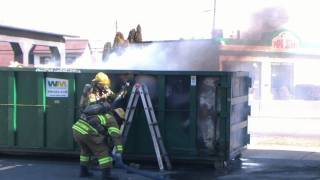 Whitehall Commercial Dumpster Fire  21312 [upl. by Eirased]