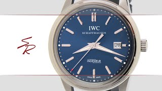 IWC Ingenieur Automatic 40mm Laureus Limited Edition IW323310 [upl. by Aubyn825]