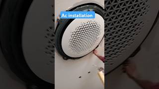 AC fitting installation casset Indoor vrf installation Cool 🆒 heating airconditioning [upl. by Mcgraw]