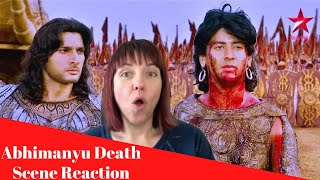 Abhimanyu Death Scene REACTION Mahabharata [upl. by Saidel]