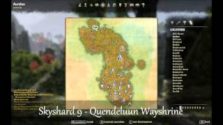 ESO Skyshard Locations  Auridon [upl. by Kelam]