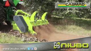 TRITURADORA PARA RAMAS TOP NIUBO  BROYEUR  MULCHER  Niubo Machinery [upl. by Hsatan]