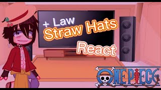 StrawHats React  •   Law  •  GC  •  USES  •  1  •  LawLu  ZoSan  • [upl. by Natalina]