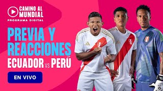 PERÚ VS ECUADOR EN VIVO  PREVIA Y REACCIONES ATVDeportes [upl. by Etnemelc419]