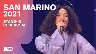 StandIn Rehearsal  Eurovision 2021  San Marino  Senhit amp Flo Rida  Adrenalina [upl. by Rech]