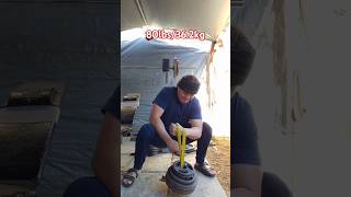 Devon larratts pronation lift 80lbs362kg arm wrestling training [upl. by Anelyak]