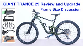 GIANT TRANCE 29 2024 Bike Review and Upgrade Frame Size Discussion [upl. by Mercado642]