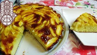 Gâteau de semoule aux pommes facile et pas cher [upl. by Ydisahc]