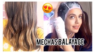 MECHAS BALAYAGE en casa con gorro MUY FÁCIL❤️  PASÓ A PASO  DIY cap highlights [upl. by Atiuqad715]