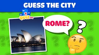 Guess the CITY Quiz  Easy ed you shouldnt fail 🌍 geographyquiz guessthecity [upl. by Asquith]