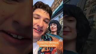 This Photo Of Finn Wolfhard Meeting A Fan Is WILD 🤯  The Movie Dweeb [upl. by Livingstone]