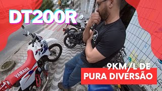 PRIMEIRA VEZ ANDANDO DE YAMAHA DT 200R [upl. by Issor]