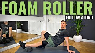 15 MIN FULL BODY FOAM ROLLER ROUTINE  Follow Along [upl. by Bernard]