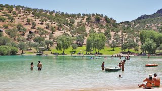 Playa artificial de Zahara de la Sierra  Arroyomolinos Cádiz [upl. by Haissem817]