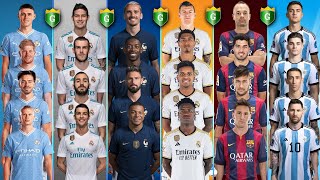 Argentina vs France vs Barcelona vs Real Madrid vs Manchester City vs Madrid 2024🔥 ULTRA Ultimate VS [upl. by Tnelc627]