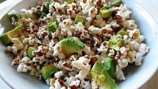 Avocado Balsamic Popcorn Recipe [upl. by Novyaj]