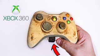 Restoration and repair of a junk Broken XBOX 360 Controller  Can I Fix It asmr [upl. by Vizza581]