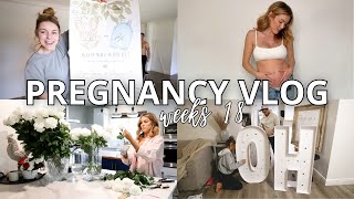 Pregnancy Vlog Wk 18  Gender Reveal Preparations amp Genetic Update [upl. by Mitchael]