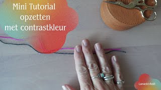 tutorial 2 kleuren opzet [upl. by Drhacir]