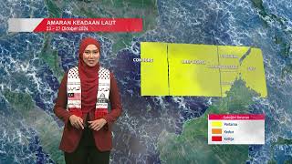 MET MALAYSIA  Laporan Cuaca 20 Oktober 2024 petang [upl. by Yrek896]